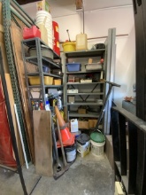 Storage Rack with Contents