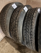 Three Assorted Truck Tires