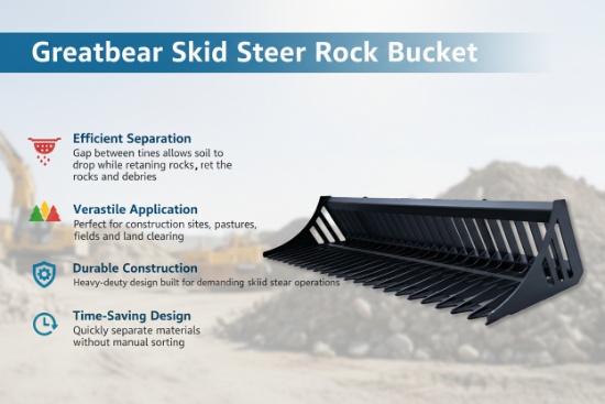 Unused Rock Bucket 66" (Location: Elkton, MD)