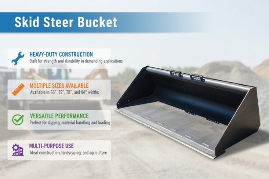 Unused Skid Steer Bucket 66'' (Location: Elkton, MD)