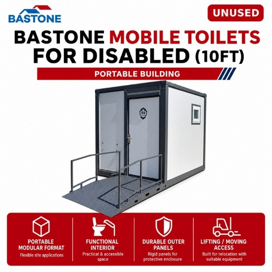 Unused 10FT 110V Portable Disabled Toilets with shower