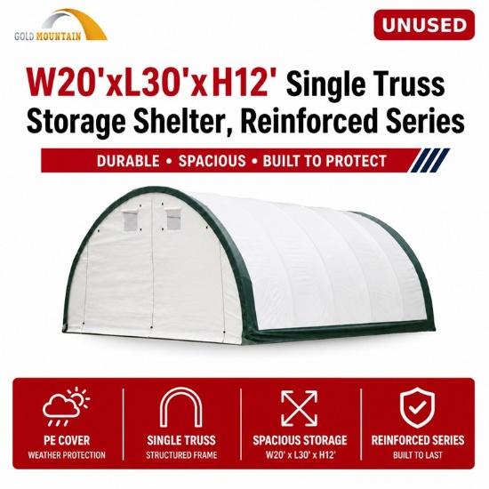 Unused Storage Shelter S203012R-420gPVC Engineer's Edition