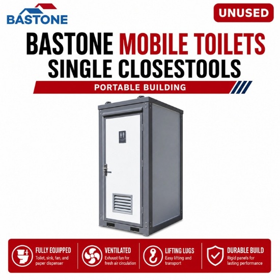 Unused Mobile Toilets Single Closestools