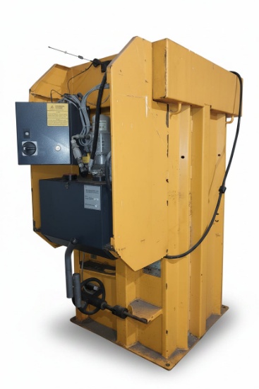 Used Industrial Vertical Cardboard & Paper Recycling Baler