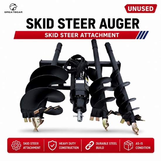 Unused Skid Steer Auger
