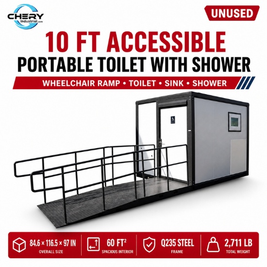 Unused Mobile Toilets For Disabled 10FT