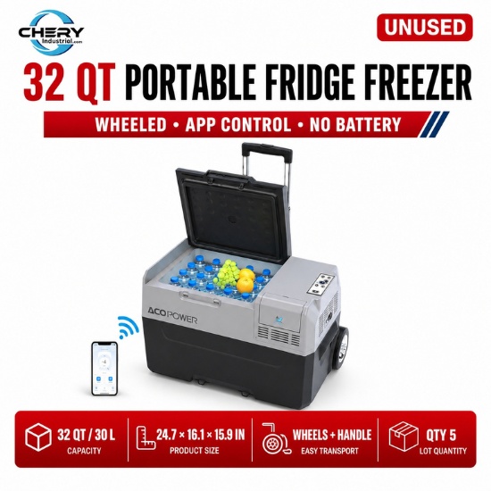 Unused LionCooler Fridge Freezer, 32 Quarts, no battery (Qty. 5)