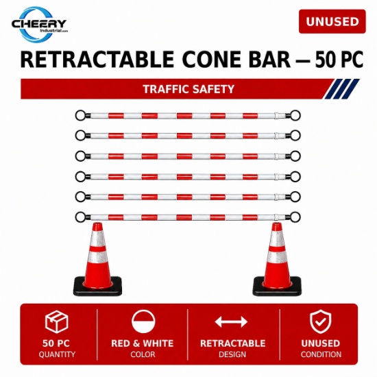 Unused EXB-01 CONE BAR Red with White 50 pc