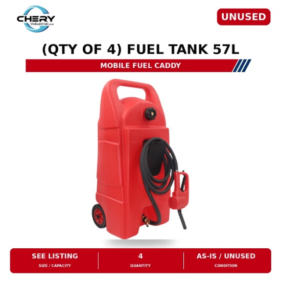 Unused Fuel Tank 57L (Qty. 4)