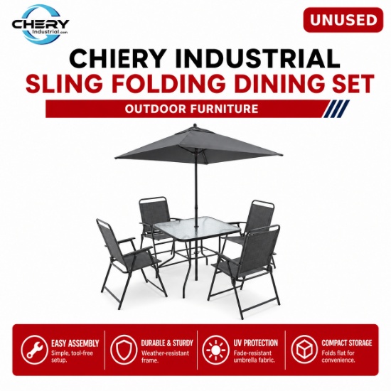 Unused Aote Folding Dining Set (Qty. 3)