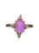 14K Gold Pink Star Sapphire Ring
