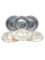 Set of Six Sterling Silver .925 Bread Plates