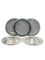 Set of Five Sterling Silver .925 Bread Plates
