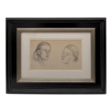 Anne Neumark - Two Portrait Studies