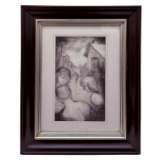 Anne Neumark - Four People in Surreal Landscape