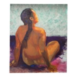 Anne Emerson Hall - Seated Nude (Circa 2001)