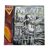 Mixed-Media Painting on Board - Political Expressionism