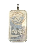 Coca-Cola 75th Anniversary 1 Troy .999 oz Silver Bar