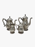 International Prelude Four-Piece Sterling Silver .925 Tea Set
