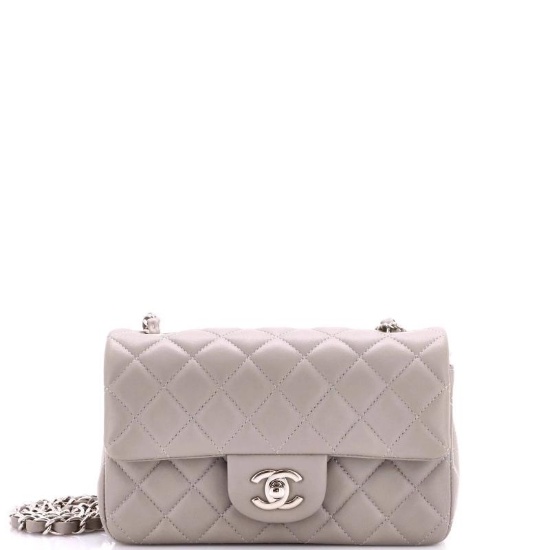 Chanel Classic Single Flap Bag Quilted Lambskin Mini