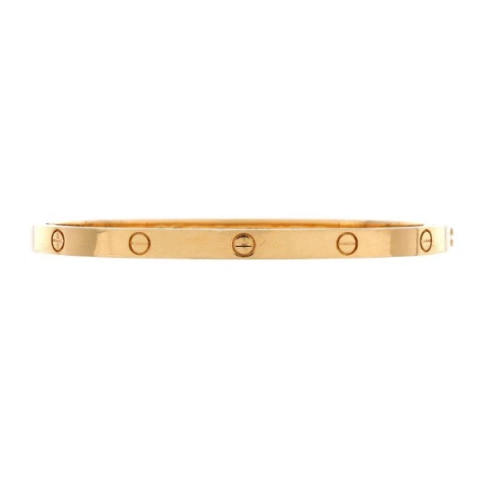 Cartier Love Bracelet 18K Yellow Gold Small