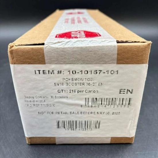 Pokemon TCG Scarlet & Violet DESTINED RIVALS 6 BOX BOOSTER CASE Factory Sealed