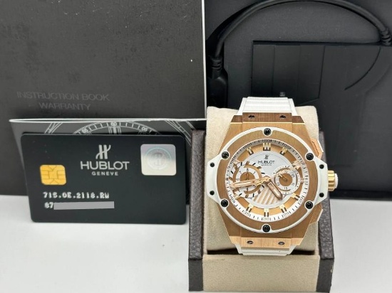 Hublot Big Bang King Power Foudroyante 715.OE.2118.RW 18K Rose Gold Box Paper