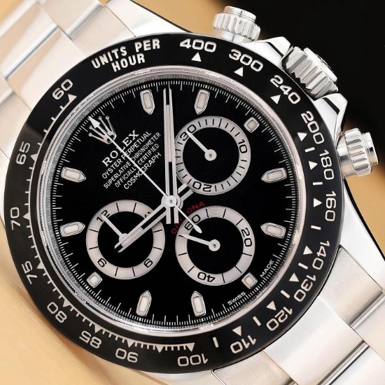 2016 CARD ROLEX MENS DAYTONA COSMOGRAPH 116500LN 40MM BLACK CERAMIC STEEL WATCH