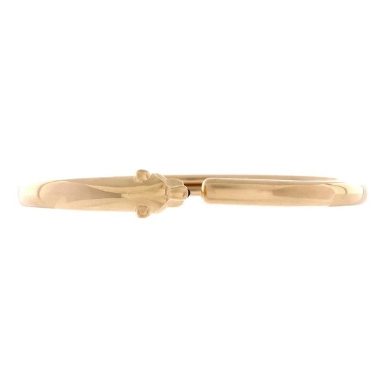 Cartier Panthere de Cartier Open Cuff Bracelet 18K Yellow Gold with Onyx