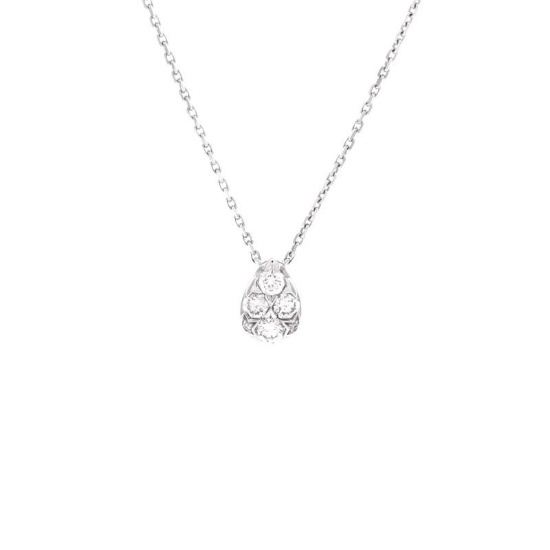 Cartier Etincelle de Cartier Teardrop Pendant Necklace 18K White Gold
