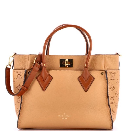 Louis Vuitton On My Side Tote Mahina Leather MM