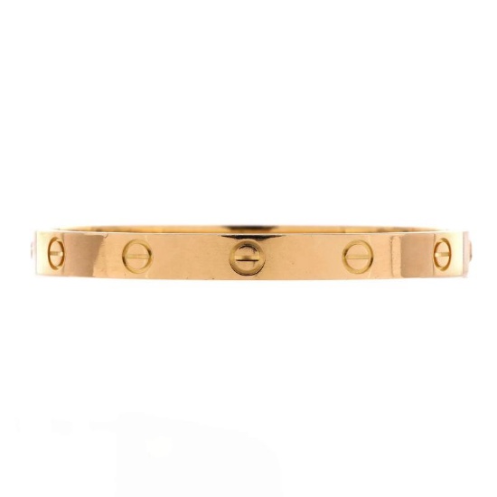 Cartier Love Bracelet 18K Yellow Gold