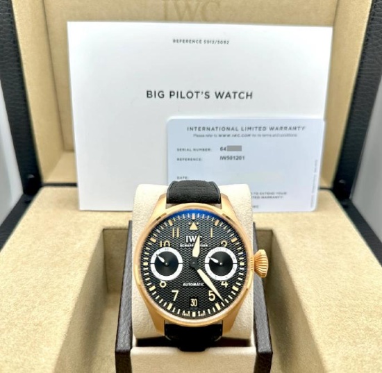 IWC Big Pilot AMG G 63 Special Edition IW501201 18k Rose Armor Gold Box Paper