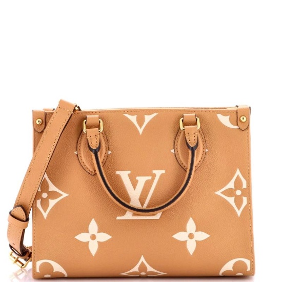 Louis Vuitton OnTheGo Tote Bicolor Monogram Empreinte Giant PM