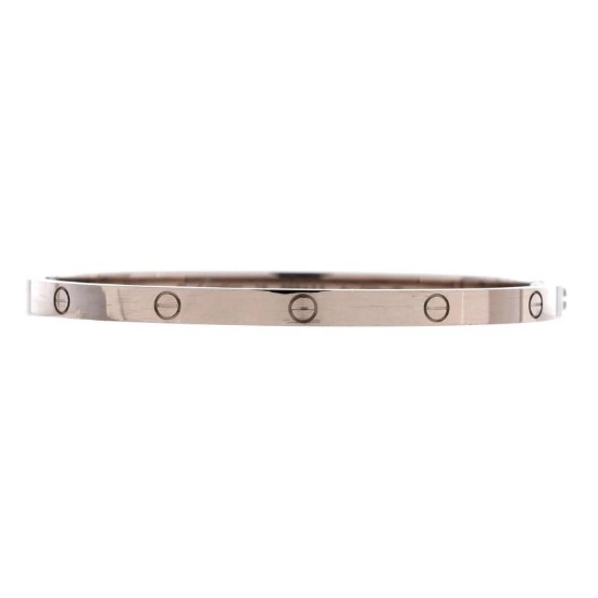 Cartier Love Bracelet 18K White Gold Small