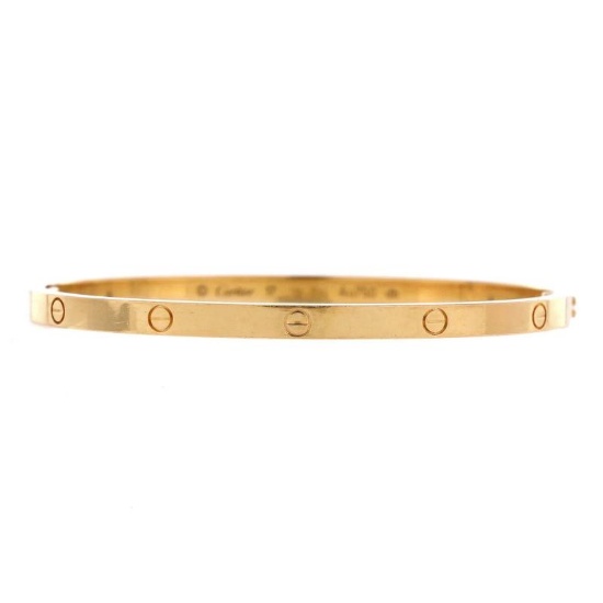 Cartier Love Bracelet 18K Yellow Gold Small