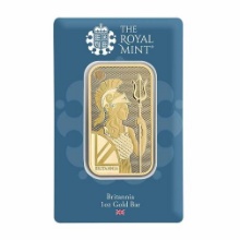 Auction photo of 1 oz Gold Bar - The Royal Mint Britannia (New Assay)