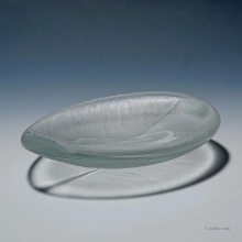 Large Vintage Art Glass Bowl by Tapio Wirkkala for Iittala 1950s