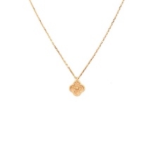 Van Cleef & Arpels Sweet Alhambra Pendant Necklace 18K Rose Gold