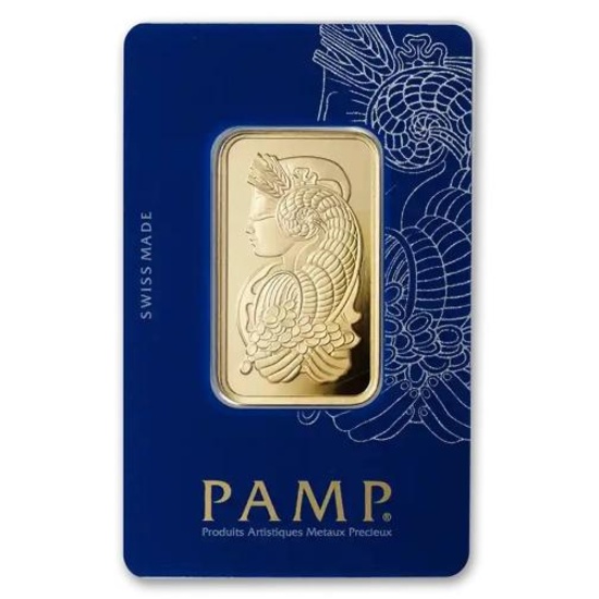 1 oz Gold PAMP Suisse Lady Fortuna Veriscan (In Assay) .9999 Fine