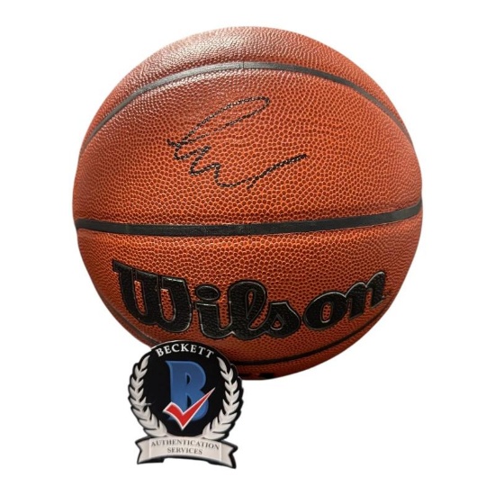 LUKA DONCIC SIGNED AUTO LOS ANGELES LAKERS NBA WILSON I/O BASKETBALL BAS BECKETT