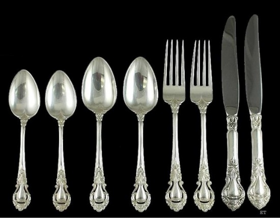 8pc Stieff Royal Dynasty Sterling Silver Place Settings