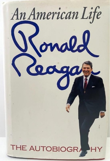 RONALD REAGAN Signed Autograph Autobiography An American Life First Edition JSA