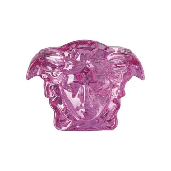 Versace Rosenthal Medusa Grande Vase H. 19 cm (7.48") Lilla, in Crystal