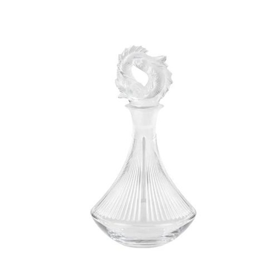LALIQUE CRYSTAL NUMBERED ED. DOUBLE FISH DECANTER #10673300 BRAND NIB