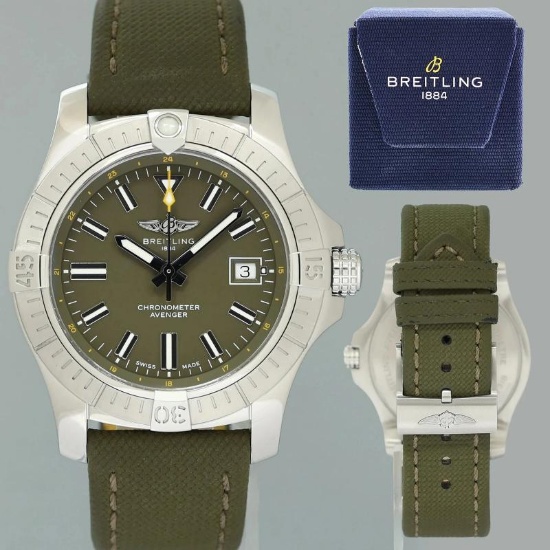 PAPERS MINT Breitling Chronometer Avenger Automatic 43mm Men's Watch A17318