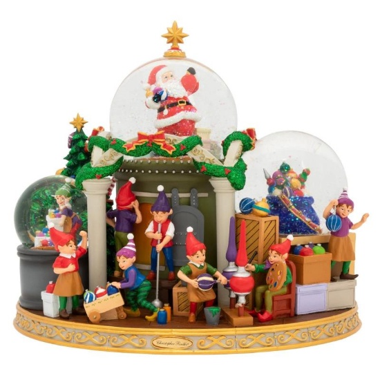 CHRISTOPHER RADKO CHRISTMAS IS COMING SNOWGLOBE #2012990 BRAND NIB