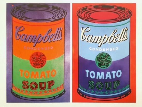 ANDY WARHOL ESTATE RARE 1989 POP ART LITHOGRAPH PRINT 1965