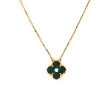 Van Cleef & Arpels Vintage Alhambra Pendant Necklace 18K Yellow Gold