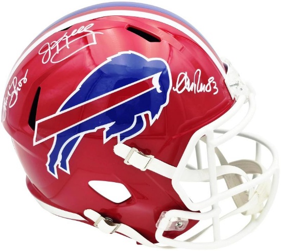 Jim Kelly, Thomas & Reed Auto Bills Red Full Size Replica Speed Helmet Beckett